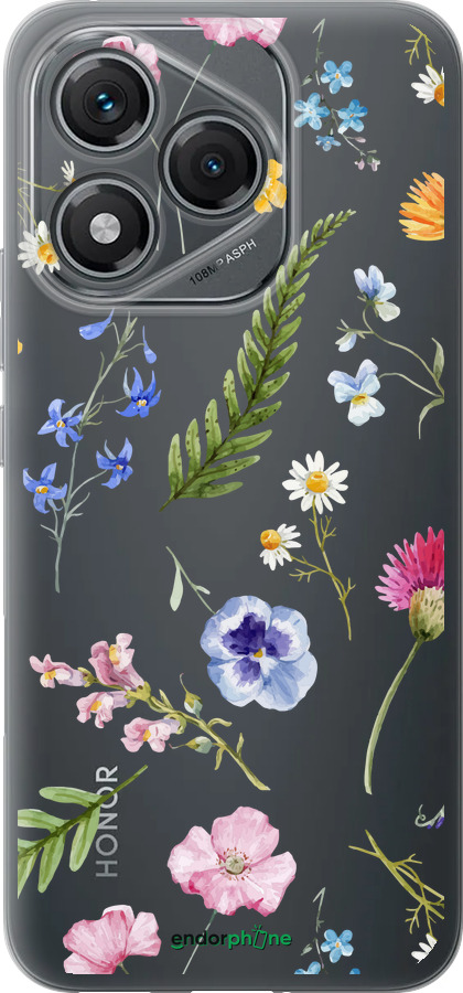 Силиконовый чехол Цветочный фон v2 для Huawei Honor 400 Lite 5G - 5472u-3993 изображение 