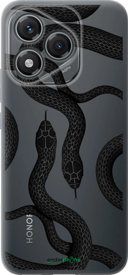 Силиконовый чехол Змеи для Huawei Honor 400 Lite 5G - 5473u-3993 изображение 