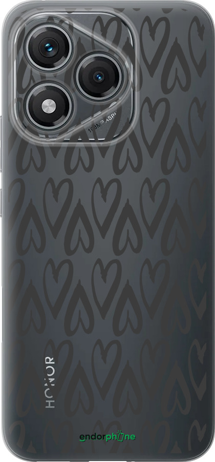 Силиконовый чехол Сердца v2 для Huawei Honor 400 Lite 5G - 5497u-3993 изображение 