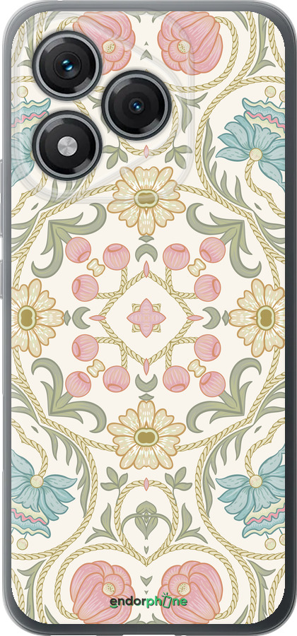 Силиконовый чехол Цветочный орнамент v2 для Huawei Honor 400 Lite 5G - 5513u-3993 изображение 