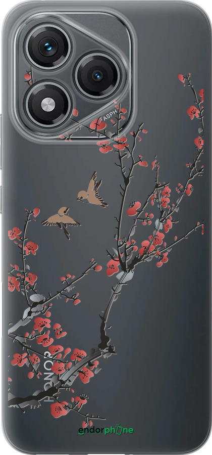 Силиконовый чехол Сакура v2 для Huawei Honor 400 Lite 5G - 5538u-3993 изображение 