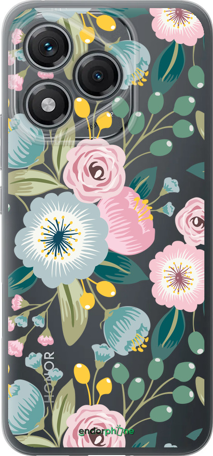 Силиконовый чехол Цветочные обои v2 для Huawei Honor 400 Lite 5G - 5602u-3993 изображение 