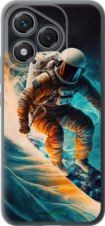 Силиконовый чехол Сноубордист для Huawei Honor 400 Lite 5G - 5604u-3993 изображение 