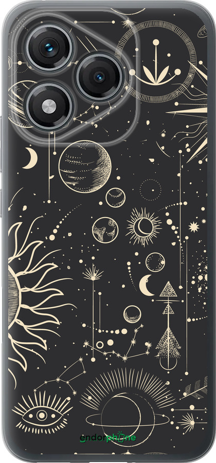 Силиконовый чехол Фаза луны для Huawei Honor 400 Lite 5G - 5605u-3993 изображение 