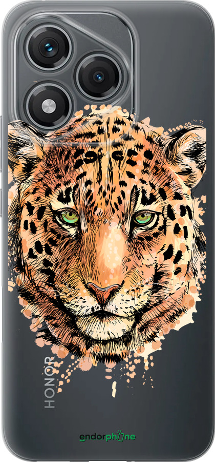 Силиконовый чехол Леопард v2 для Huawei Honor 400 Lite 5G - 5606u-3993 изображение 