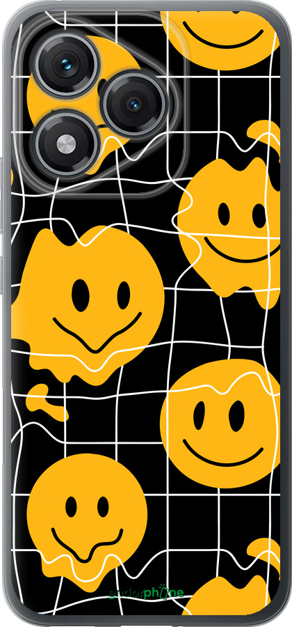 Силиконовый чехол Смайлы v3 для Huawei Honor 400 Lite 5G - 5623u-3993 изображение 