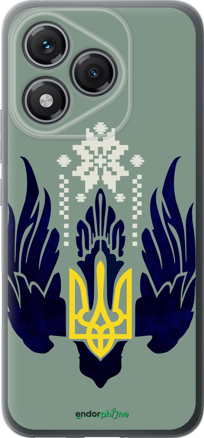 Силиконовый чехол Тризуб с крыльями для Huawei Honor 400 Lite 5G - 5640u-3993 изображение 