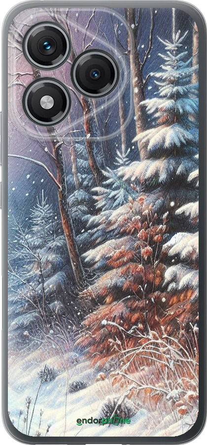 Силиконовый чехол Зимний пейзаж для Huawei Honor 400 Lite 5G - 5814u-3993 изображение 