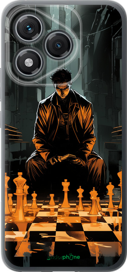 Силиконовый чехол Шахматы для Huawei Honor 400 Lite 5G - 5951u-3993 изображение 