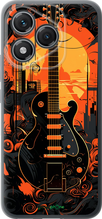 Силиконовый чехол Гитара для Huawei Honor 400 Lite 5G - 5957u-3993 изображение 