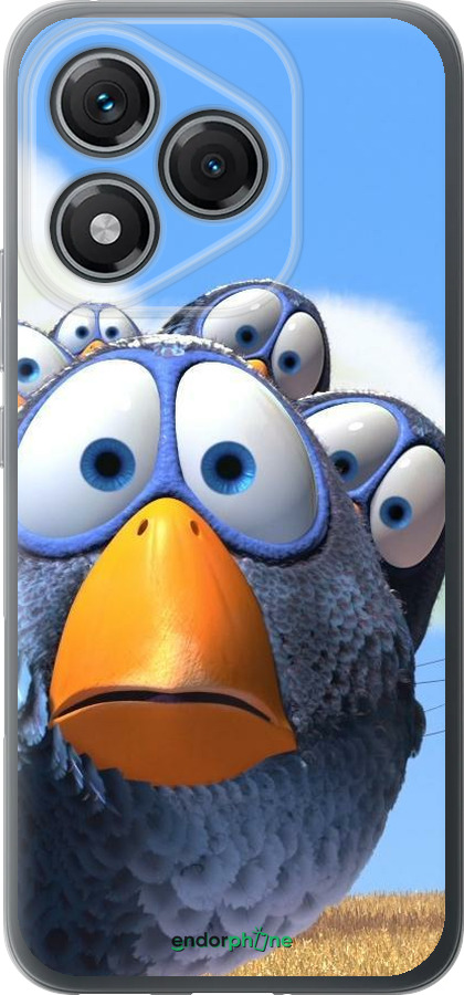 Силиконовый чехол Angry Birds для Huawei Honor 400 Lite 5G - 6008u-3993 изображение 