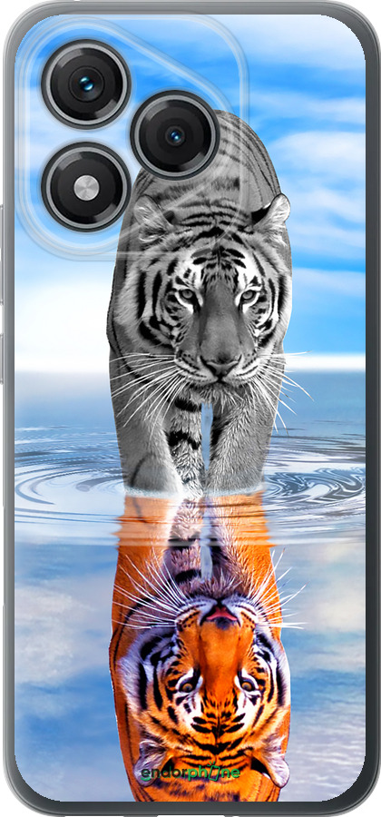 Силиконовый чехол Тигр для Huawei Honor 400 Lite 5G - 6016u-3993 изображение 