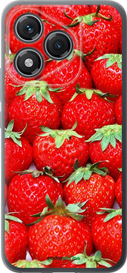 Силиконовый чехол Клубника для Huawei Honor 400 Lite 5G - 6020u-3993 изображение 