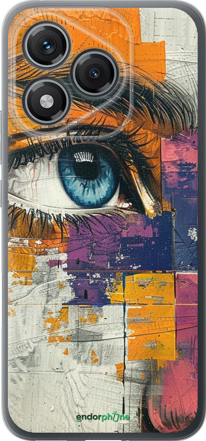 Силиконовый чехол Цветная фреска для Huawei Honor 400 Lite 5G - 6032u-3993 изображение 