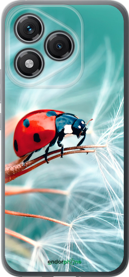 Силиконовый чехол Божья коровка для Huawei Honor 400 Lite 5G - 6049u-3993 изображение 