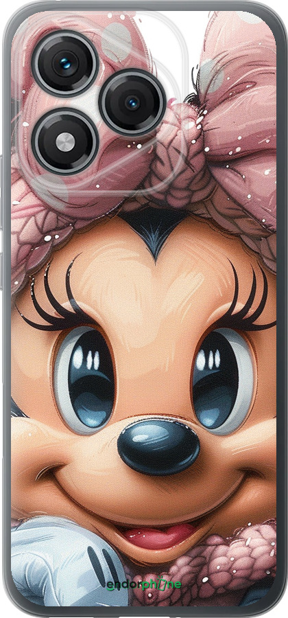 Силиконовый чехол Минни Маус с бантиком для Huawei Honor 400 Lite 5G - 6055u-3993 изображение 