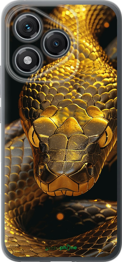 Силиконовый чехол Golden snake для Huawei Honor 400 Lite 5G - 6072u-3993 изображение 