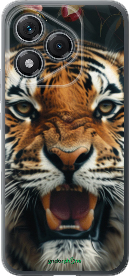 Силиконовый чехол Тигровое величие для Huawei Honor 400 Lite 5G - 6080u-3993 изображение 