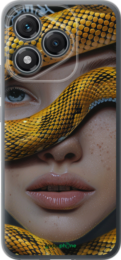 Силиконовый чехол Объятия змеи для Huawei Honor 400 Lite 5G - 6081u-3993 изображение 