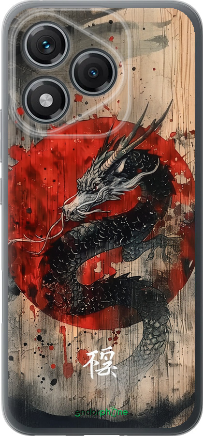 Силиконовый чехол Восточный дух для Huawei Honor 400 Lite 5G - 6100u-3993 изображение 