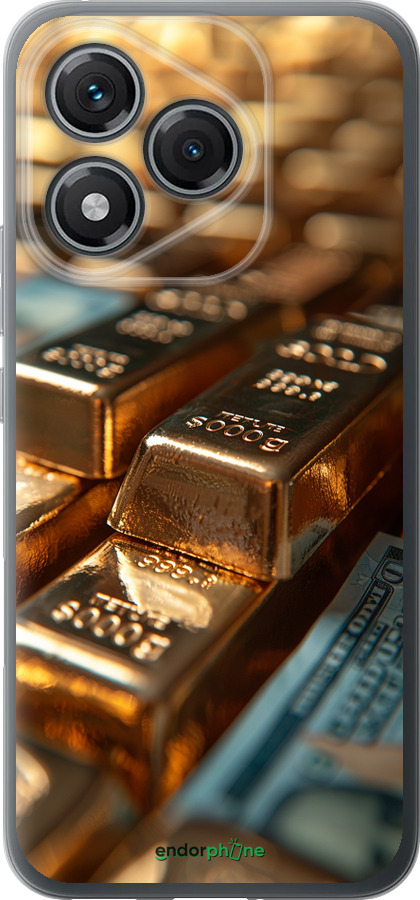 Силиконовый чехол Сияние золота для Huawei Honor 400 Lite 5G - 6104u-3993 изображение 