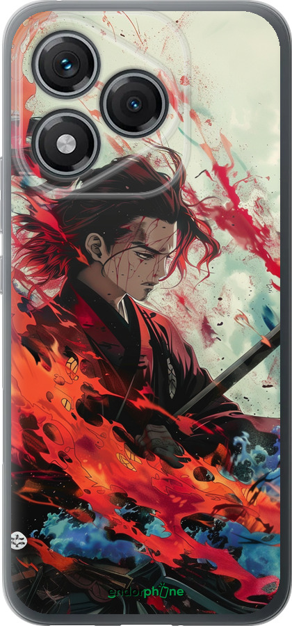 Силиконовый чехол Битва стихий для Huawei Honor 400 Lite 5G - 6110u-3993 изображение 