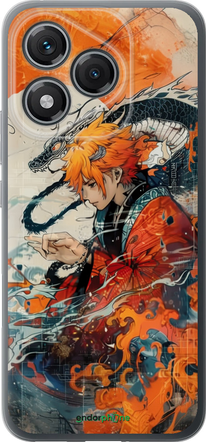 Силиконовый чехол Зеницу Агацума для Huawei Honor 400 Lite 5G - 6114u-3993 изображение 