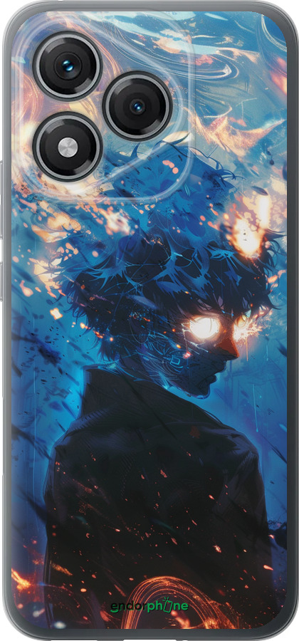 Силиконовый чехол Сатору Годжо для Huawei Honor 400 Lite 5G - 6129u-3993 изображение 