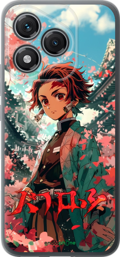 Силиконовый чехол Tanjiro Kamado для Huawei Honor 400 Lite 5G - 6132u-3993 изображение 