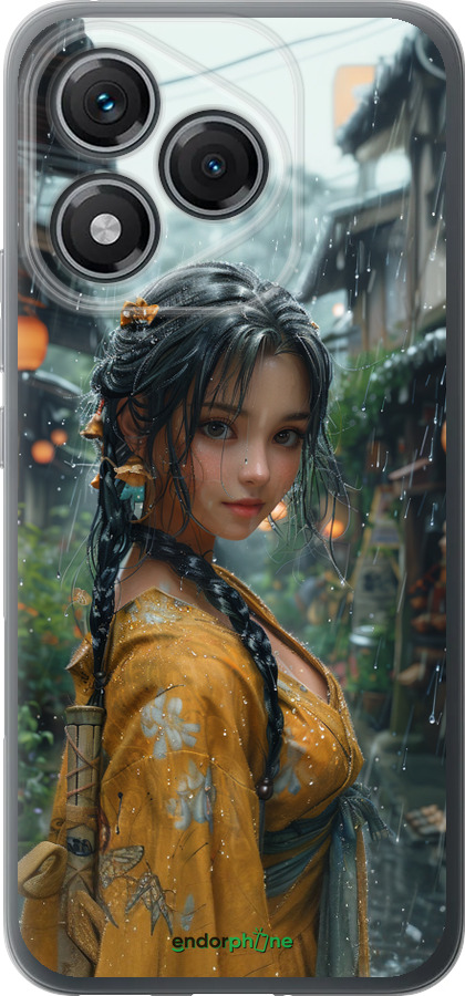 Силиконовый чехол Anime-girl для Huawei Honor 400 Lite 5G - 6133u-3993 изображение 