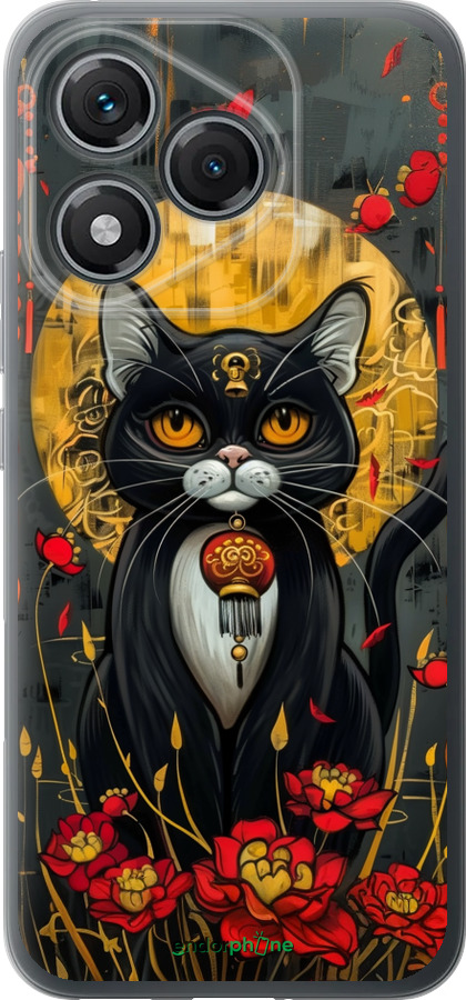 Силиконовый чехол China Cat для Huawei Honor 400 Lite 5G - 6134u-3993 изображение 