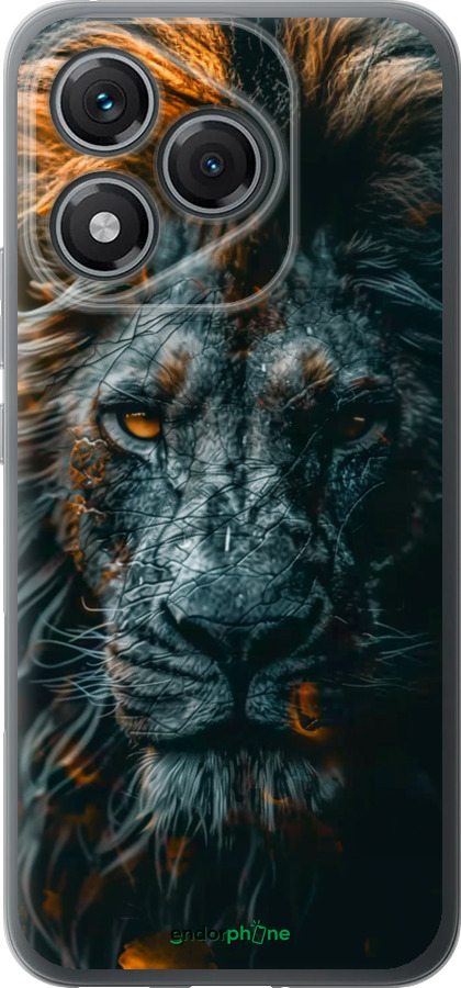 Силиконовый чехол Лев в сумерках для Huawei Honor 400 Lite 5G - 6154u-3993 изображение 