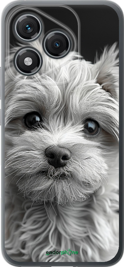 Силиконовый чехол Мальтипу на чорном фоне для Huawei Honor 400 Lite 5G - 6156u-3993 изображение 