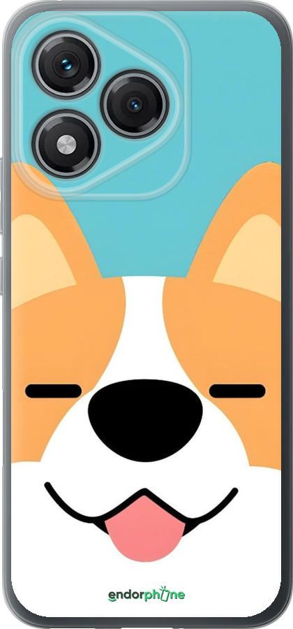 Силиконовый чехол Корги для Huawei Honor 400 Lite 5G - 6280u-3993 изображение 