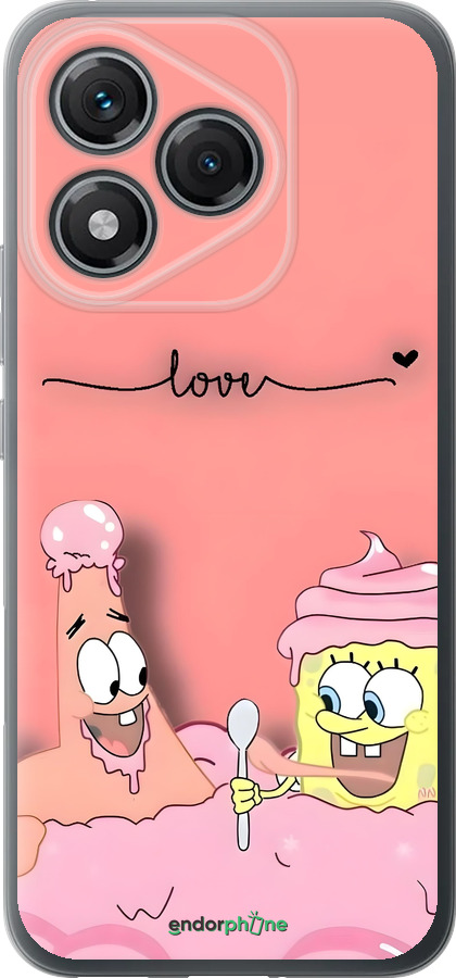 Силиконовый чехол Спанч Боб для Huawei Honor 400 Lite 5G - 6282u-3993 изображение 