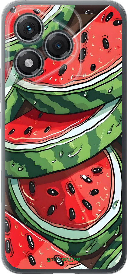 Силиконовый чехол Арбуз для Huawei Honor 400 Lite 5G - 6315u-3993 изображение 