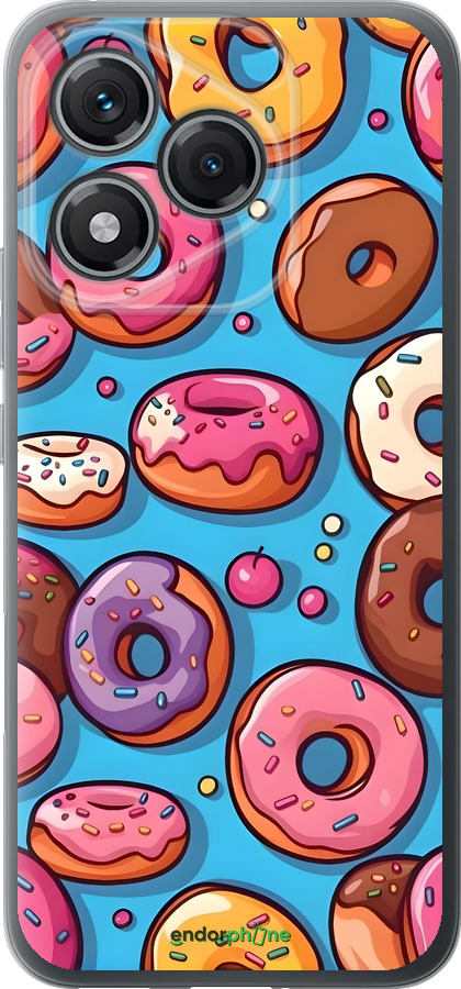 Силиконовый чехол Пончики для Huawei Honor 400 Lite 5G - 6318u-3993 изображение 