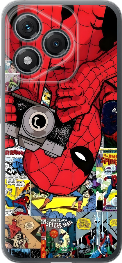 Силиконовый чехол Человек паук 2 для Huawei Honor 400 Lite 5G - 6333u-3993 изображение 