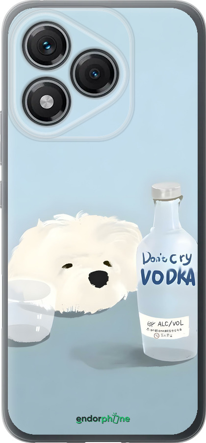 Силиконовый чехол Пес водка для Huawei Honor 400 Lite 5G - 6368u-3993 изображение 