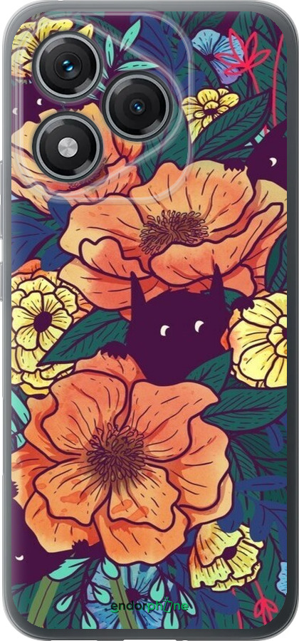 Силиконовый чехол С изображением полевых цветов для Huawei Honor 400 Lite 5G - 6419u-3993 изображение 