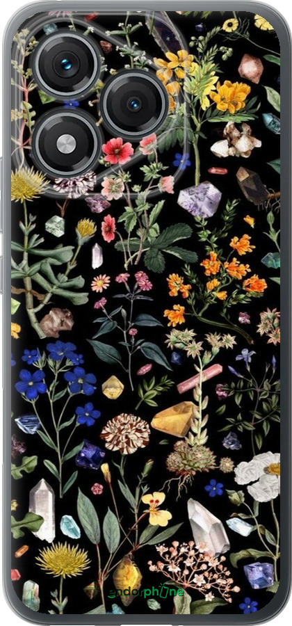 Силиконовый чехол С цветами для Huawei Honor 400 Lite 5G - 6422u-3993 изображение 