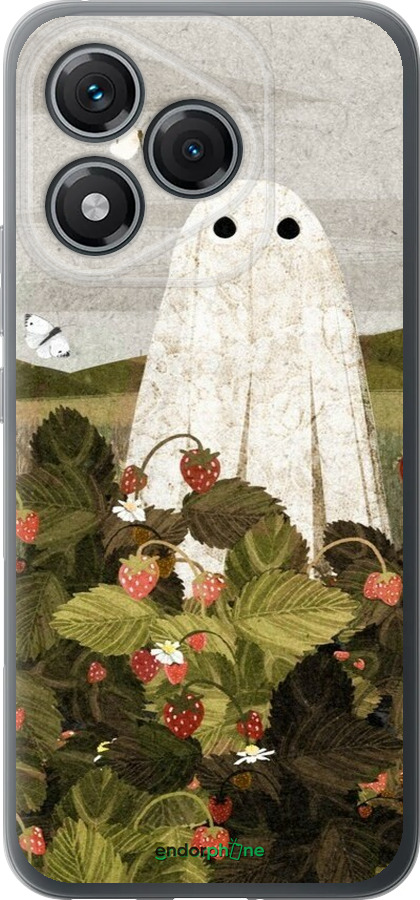 Силиконовый чехол Клубничные поля и привидения для Huawei Honor 400 Lite 5G - 6426u-3993 изображение 