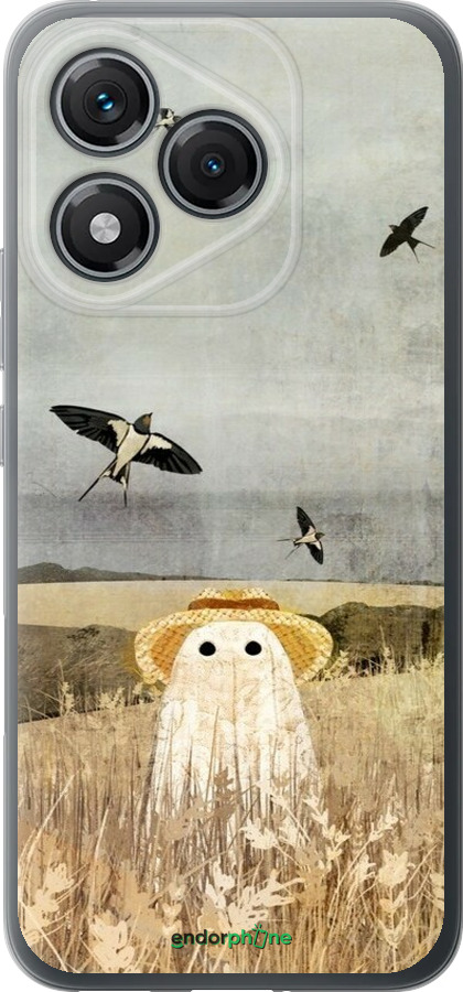 Силиконовый чехол Призрак в поле для Huawei Honor 400 Lite 5G - 6427u-3993 изображение 