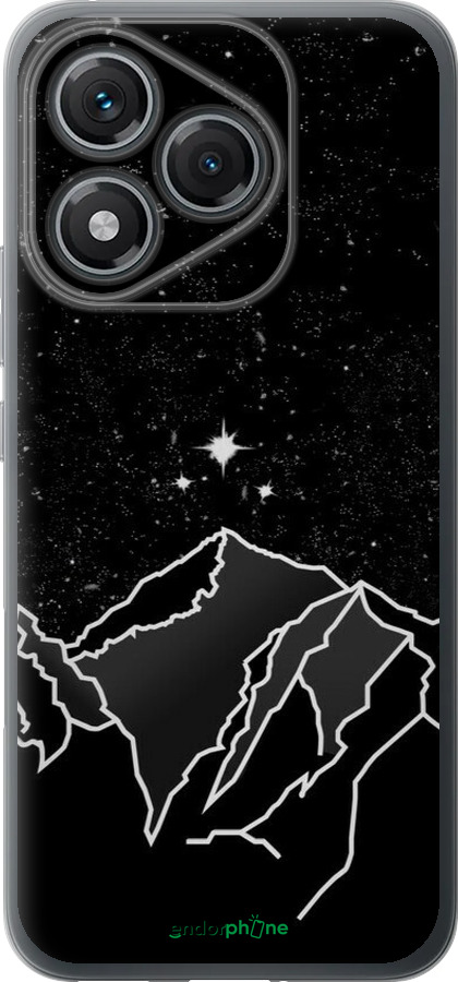 Силиконовый чехол Минималистический горный пейзаж для Huawei Honor 400 Lite 5G - 6438u-3993 изображение 