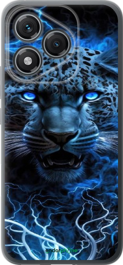 Силиконовый чехол Ледяной леопард для Huawei Honor 400 Lite 5G - 6460u-3993 изображение 