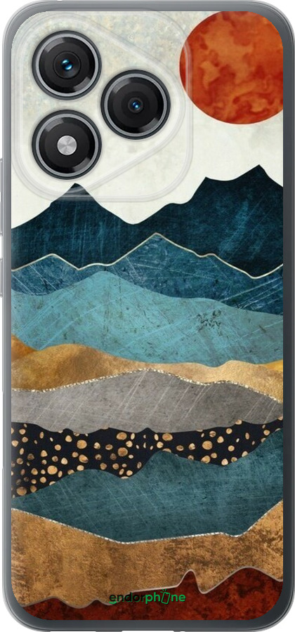 Силиконовый чехол Янтарный закат для Huawei Honor 400 Lite 5G - 6475u-3993 изображение 