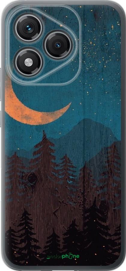 Силиконовый чехол Звездный лес для Huawei Honor 400 Lite 5G - 6480u-3993 изображение 