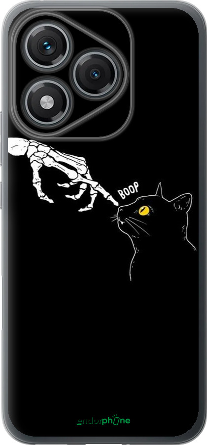 Силиконовый чехол Кошка для Huawei Honor 400 Lite 5G - 6505u-3993 изображение 