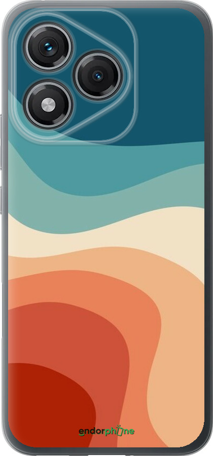 Силиконовый чехол В стиле ретро с волнами для Huawei Honor 400 Lite 5G - 6531u-3993 изображение 