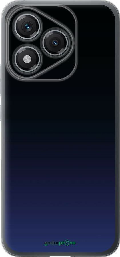 Силиконовый чехол Градиент в тёмно - синем стиле для Huawei Honor 400 Lite 5G - 6542u-3993 изображение 